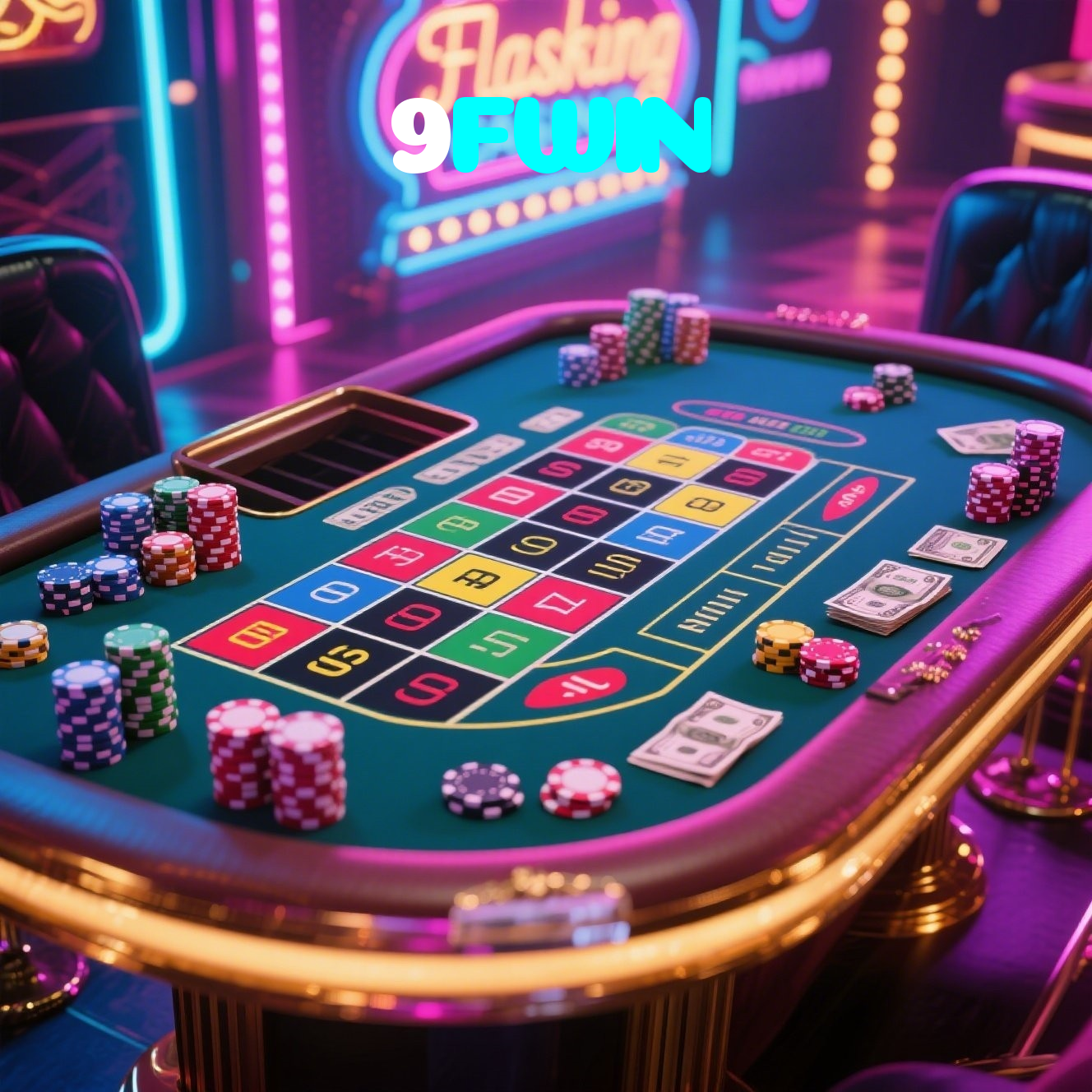 9FWIN:Mostre sua habilidade nas mesas de poker e vença os adversários!